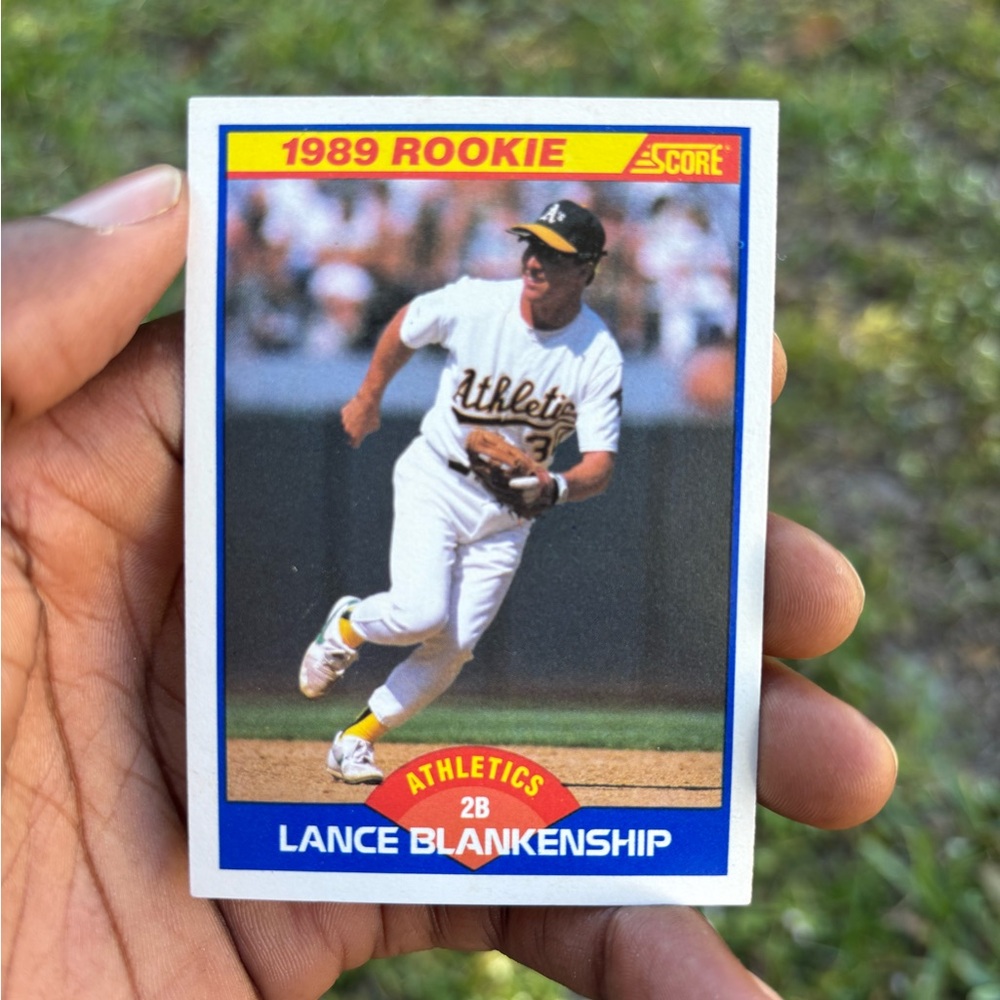 1989 lance blankenship MLB Baseball Card